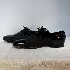 Stacy Adams Pharoah Cap Toe Oxford Shoes Wedding Prom Black Size 14 Wide
